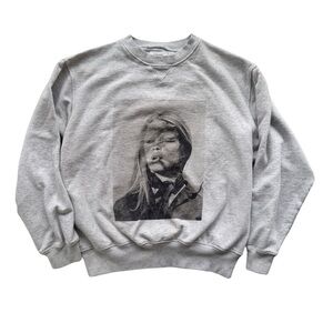 Anine Bing Terry O’Neill Ramona Sweatshirt Bridget Bardot Graphic Gray S